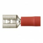 Red 1/2 Insul. Spade 25PK