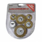 Drill Mounted Wire Brush Pack - 6 Pack