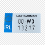 Metal Pressed Bike Number Plate