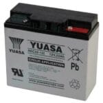 Yuasa REC22-12 Lawnmower Battery 12V 22AH