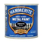 Hammerite Smooth Black Metal Paint 1LT