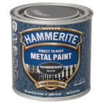 Hammerite Hammered Black Metal Paint 1LT