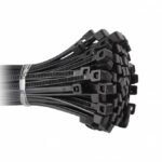 Black Cable Ties 4.6 X 370MM 100 Pack