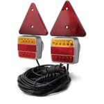 Maypole Magnetic Trailer Lamp Set 10-30V 10 Metre Cable