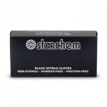 Starchem Black Nitrile Gloves Extra Large 100 Pack