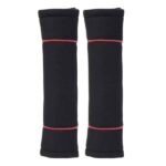 Carpoint Seat Belt Covers Classic Black/Red 2 Pack