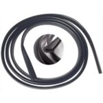 Streetwize Car Door Edge Guard U Shape 2 Metre Black