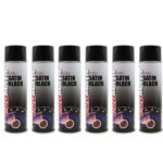 Promatic Satin Black Aerosol 500ML 6 Pack