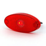 Maypole MP1657 WAS 12-24V Slim Line Oval LED Red Marker Lamp