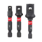 Milwaukee 3 Piece ShockWave Impact Duty Adaptor Set - 4932479228
