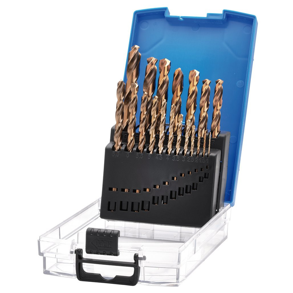 08964_1__15247 Draper Expert Hsse M35 Cobalt Drill Bit Set (19 Piece) (08964) - Image 1