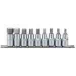 Draper Expert Metric Hex Socket Bit Set 1/2" 55MM (9 Piece) (16307)