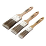 Draper Wood Handle Paint Brush Set (3 Piece) (20439)