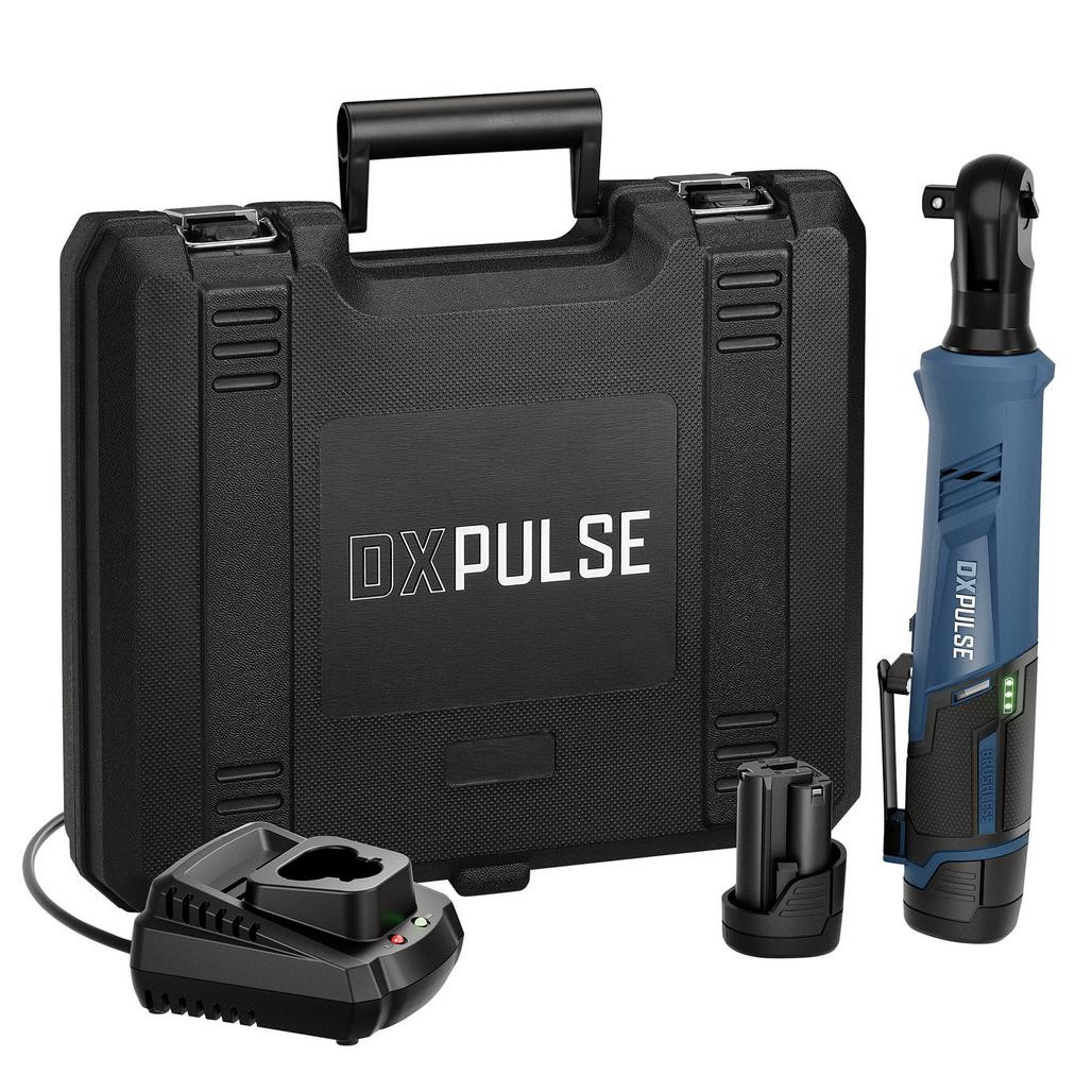 29542_cgi1__11758 Draper DX Pulse 12V Brushless Ratchet Wrench Kit, 1/2" 2 X 2.0Ah Batteries, 1 X Charger (29542) - Image 1