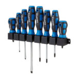 Draper 8 Piece Screwdriver Set C/W Rack (48933)