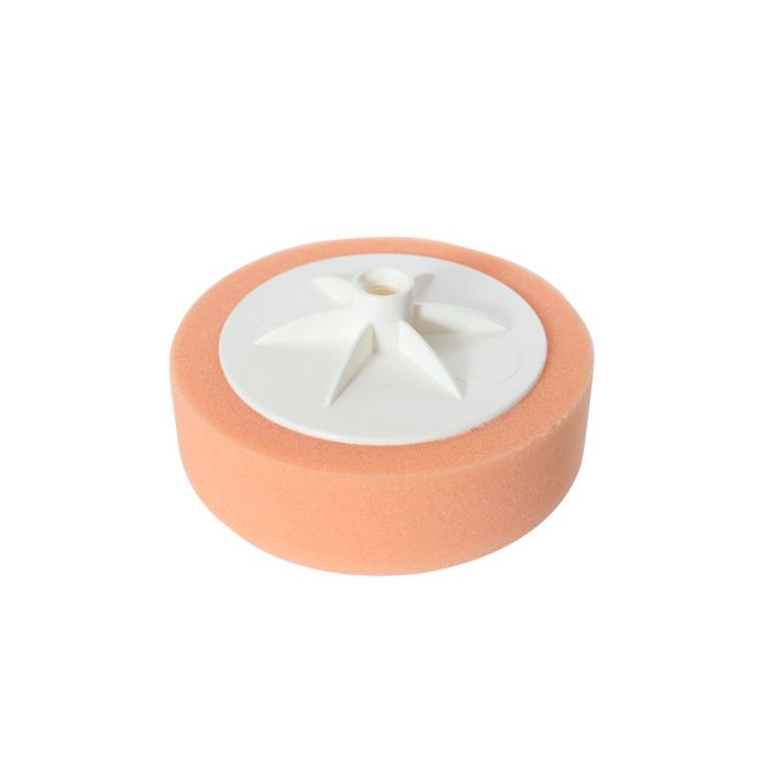 fmt6064.2 (1) Fast Movers Hard Orange Compounding Pad 150 X 50MM M14 Thread (FMT6064) - Image 1
