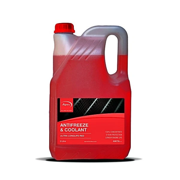 s-l1600 Apec Long Life Red Antifreeze & Coolant Concentrate 5 Litre - Image 1