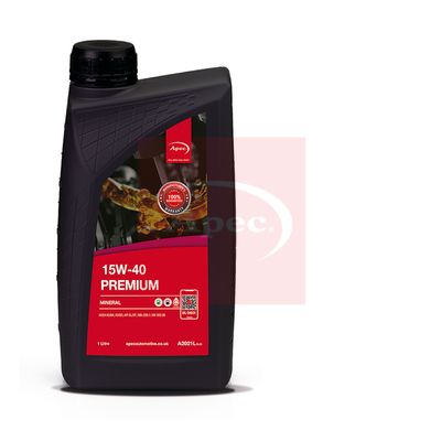 3700d47f29df2ac9bb0e506c85eeaaa74893a719 Apec 15W-40 A3/B4 Premium Engine Oil 1 Litre - Image 1
