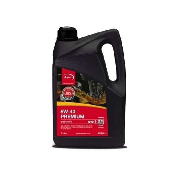 apec-5w40-5lt Apec 5W-40 A3/B4 Premium Engine Oil 5 Litre - Image 1