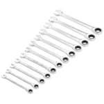 Draper 12 Piece Ratcheting Combination Spanner Set