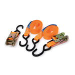 Maypole 25MM Ratchet Tie Down Straps with Hooks (4 Pack)